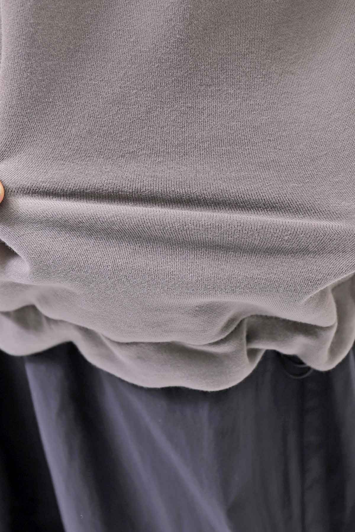 【thom/krom】 UNISEX COTTON SWEAT HOODIE MS192_CONCRETE GREY