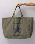 【End of SUMMER GIFT】 QUADRATO MEGA BAG_WASH KHAKI