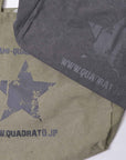 【End of SUMMER GIFT】 QUADRATO MEGA BAG_WASH BLACK