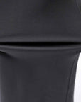 【thom/krom】 STRETCH VISCOSE SLIM FIT SKIRT WSK98_BLACK