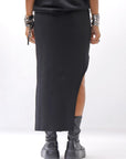 【thom/krom】 STRETCH VISCOSE SLIM FIT SKIRT WSK98_BLACK