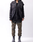 【RUNDHOLZ】 SLIM FIT DENIM JACKET 103 1110_BLACK