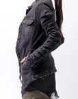 【RUNDHOLZ】 SLIM FIT DENIM JACKET 103 1110_BLACK