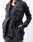 【RUNDHOLZ】 SLIM FIT DENIM JACKET 103 1110_BLACK