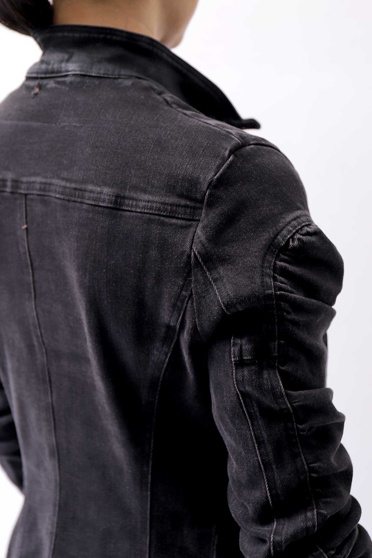 【RUNDHOLZ】 SLIM FIT DENIM JACKET 103 1110_BLACK