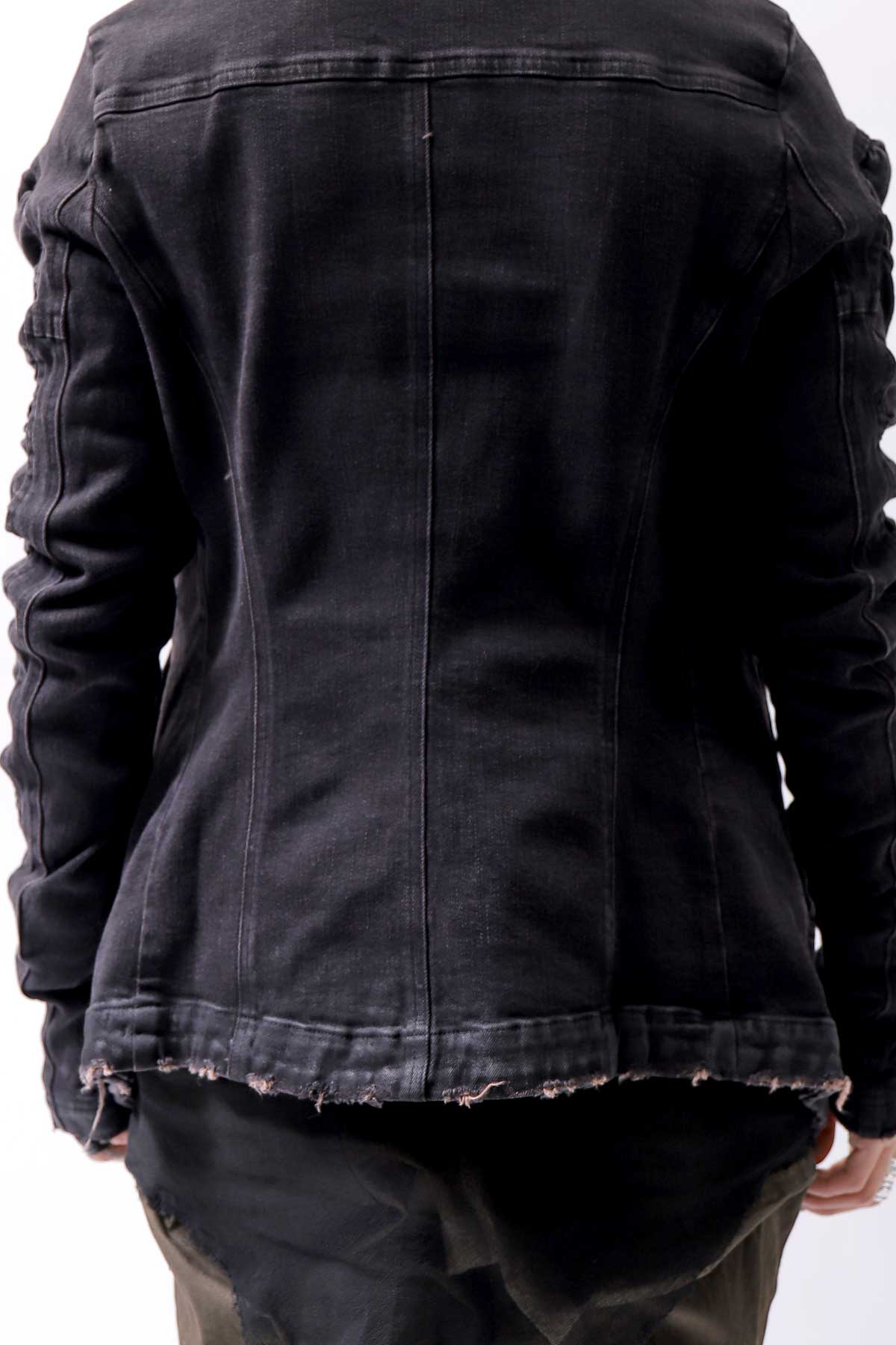 【RUNDHOLZ】 SLIM FIT DENIM JACKET 103 1110_BLACK