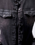 【RUNDHOLZ】 SLIM FIT DENIM JACKET 103 1110_BLACK