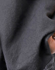 【bajra】 UNISEX LIGHT COTTON SHIRT BLOUSON LONG 157QB01LG_BLACK
