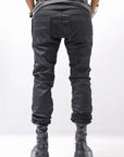 【thom/krom】 UNISEX COATED STRETCH DENIM PANTS MT107_BLACK COATED
