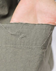 【bajra】 UNISEX LIGHT COTTON SHIRT BLOUSON LONG 157QB01LG_MILITARY