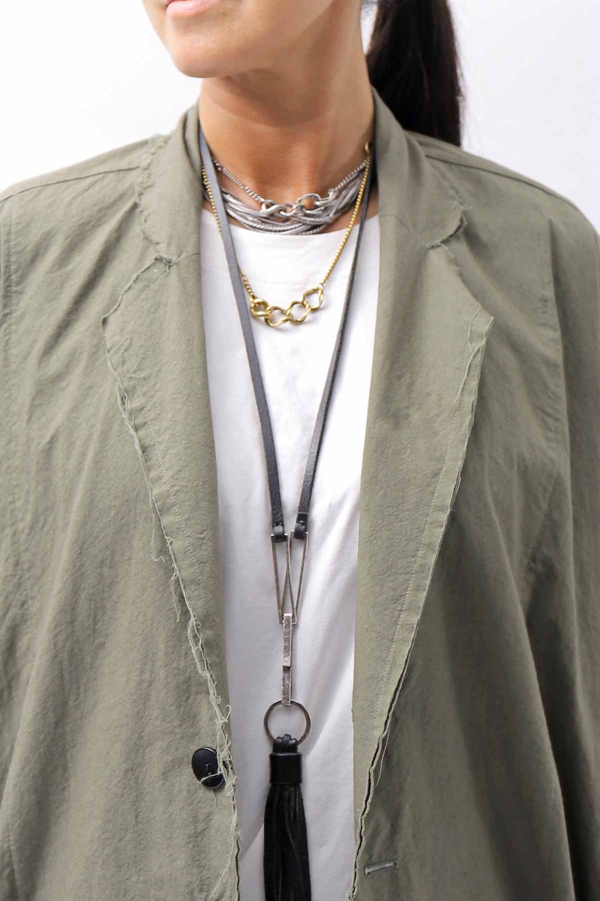 【bajra】 UNISEX LIGHT COTTON SHIRT BLOUSON LONG 157QB01LG_MILITARY