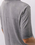 【thom/krom】 UNISEX VISCOSE STRETCH REGULAR FIT TEE MTS973_COLD DYE GREY