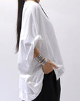 【bajra】 UNISEX OVERSIZED COTTON TOPS 156QK01_WHITE