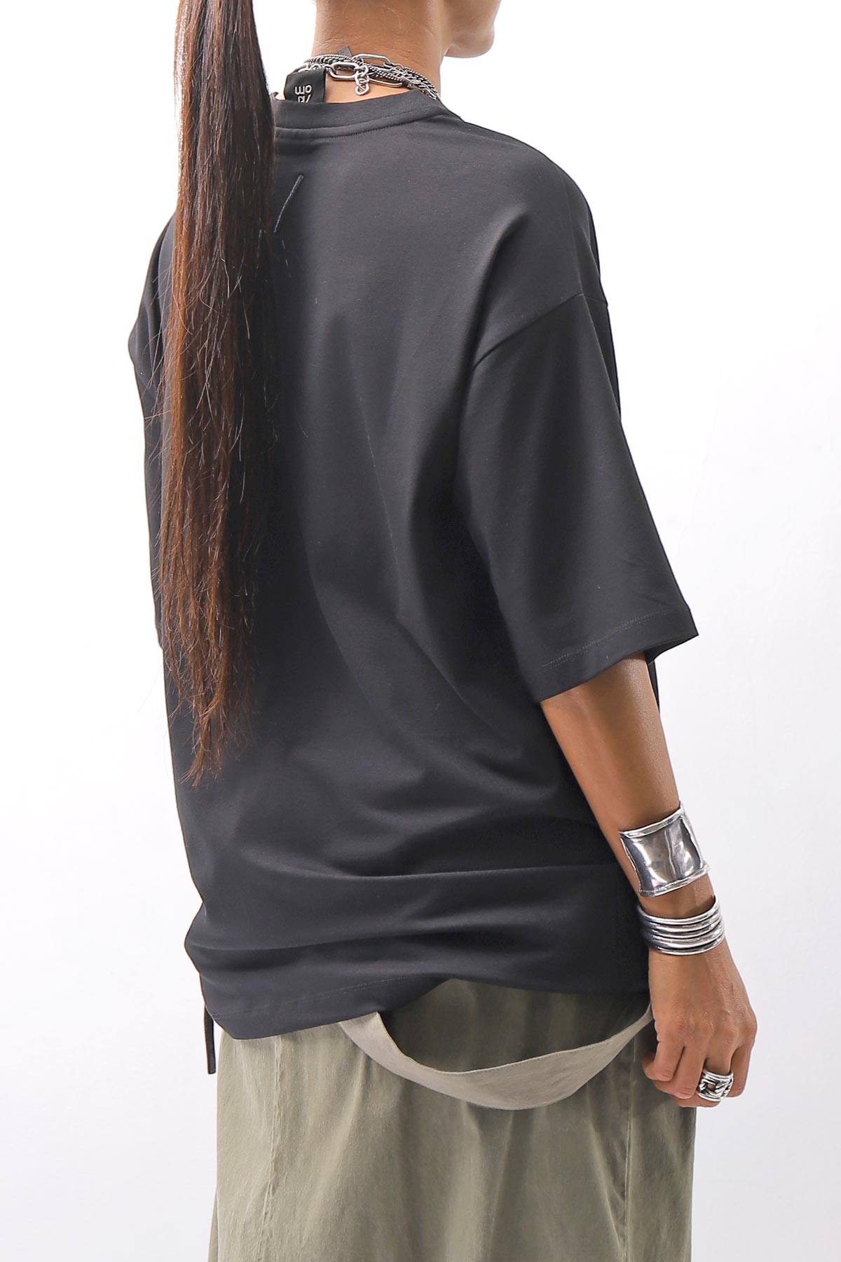 【thom/krom】 UNISEX COTTON MODAL RELAX FIT TEE MTS986_BLACK
