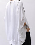 【bajra】 UNISEX OVERSIZED COTTON TOPS 156QK01_WHITE