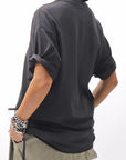 【thom/krom】 UNISEX COTTON MODAL RELAX FIT TEE MTS986_BLACK