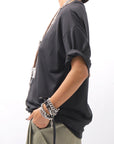 【thom/krom】 UNISEX COTTON MODAL RELAX FIT TEE MTS986_BLACK