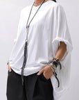 【bajra】 UNISEX OVERSIZED COTTON TOPS 156QK01_WHITE
