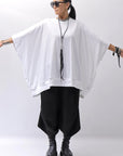 【bajra】 UNISEX OVERSIZED COTTON TOPS 156QK01_WHITE