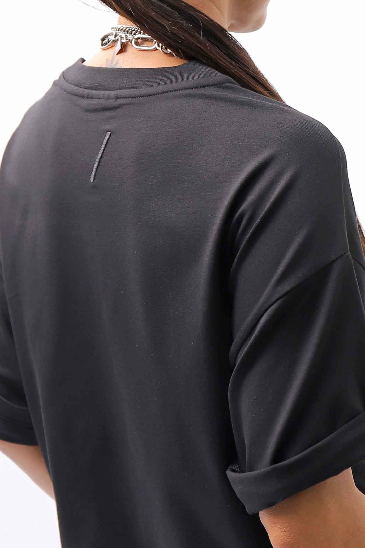【thom/krom】 UNISEX COTTON MODAL RELAX FIT TEE MTS986_BLACK