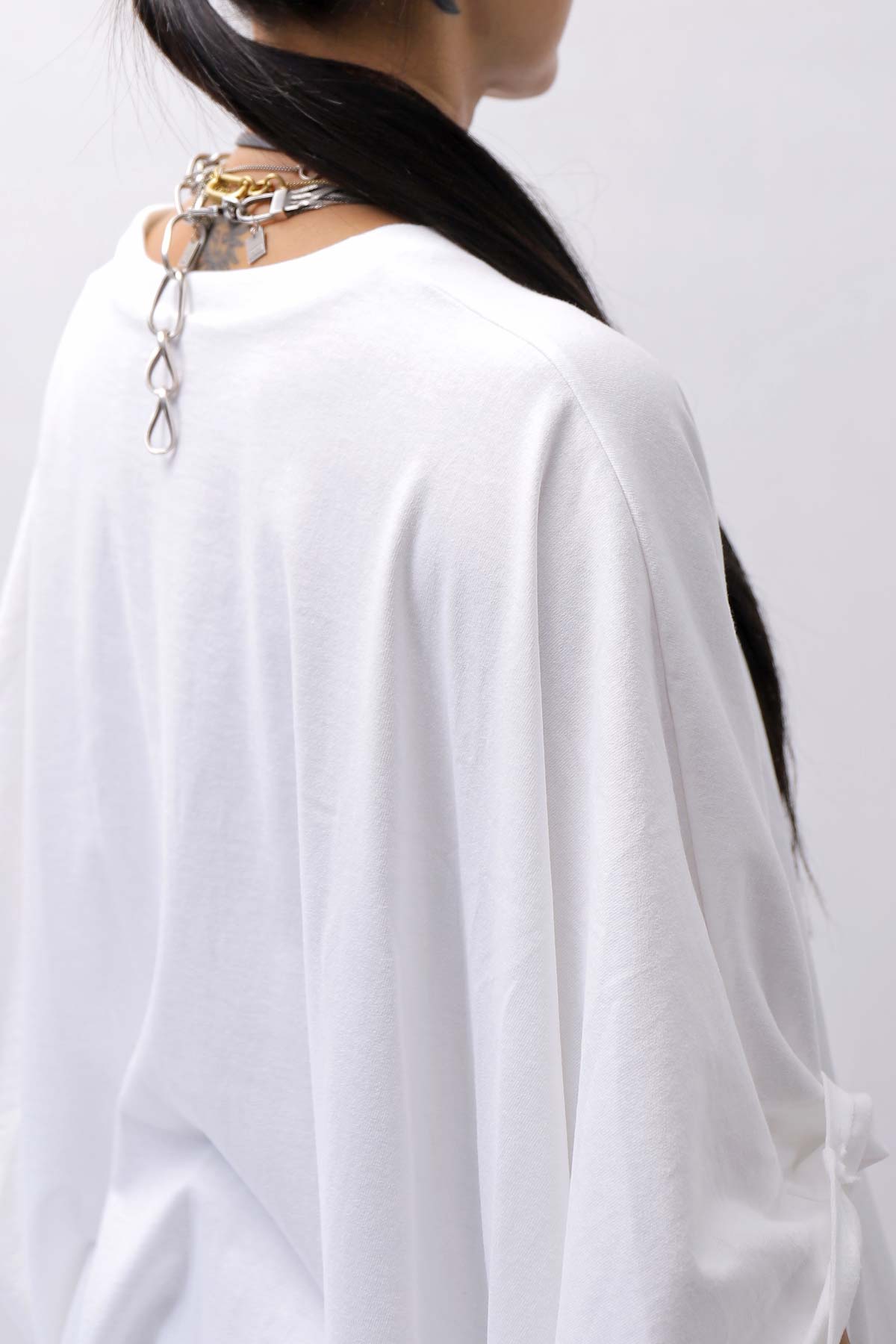 【bajra】 UNISEX OVERSIZED COTTON TOPS 156QK01_WHITE