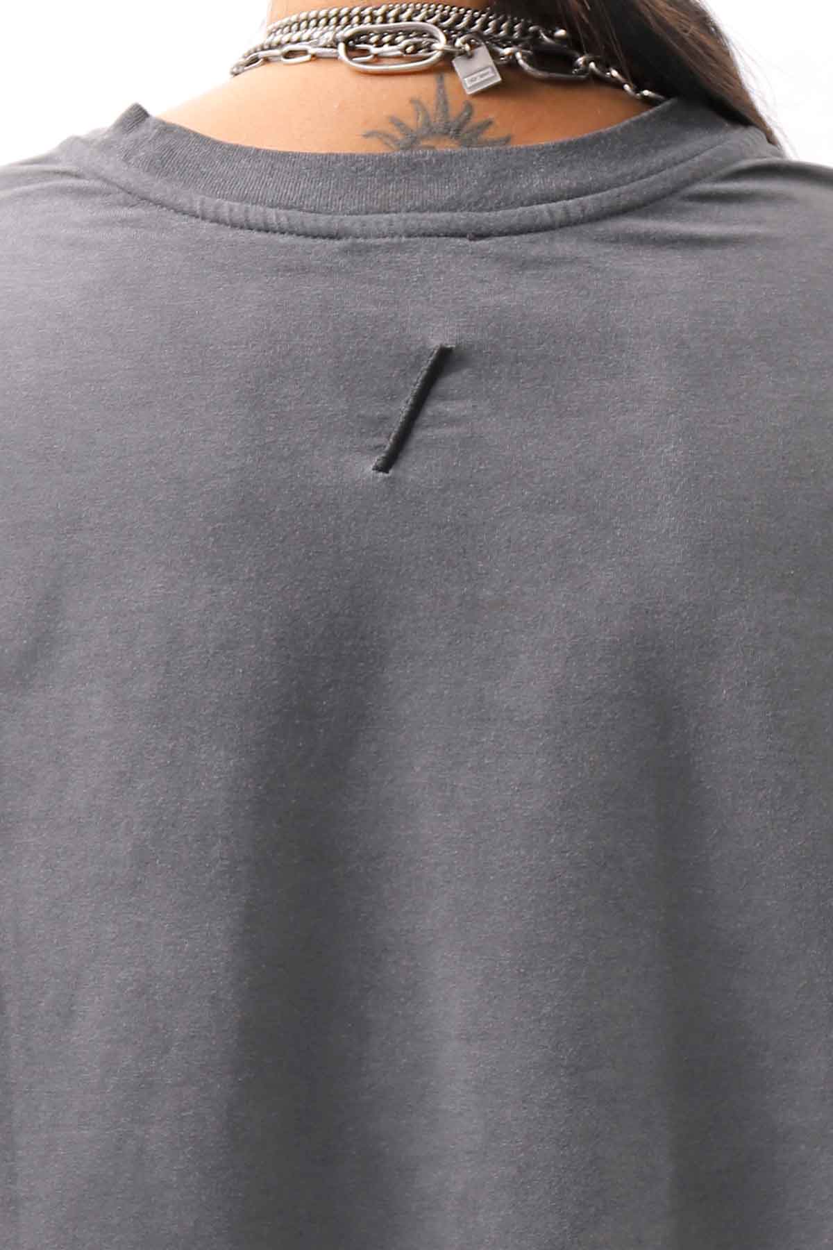 【thom/krom】 UNISEX COTTON MODAL RELAX FIT TEE MTS986_COLD DYE GREY