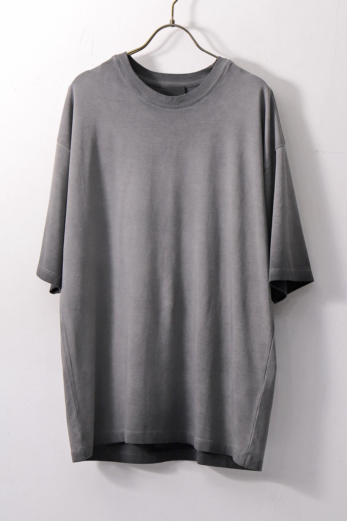 【thom/krom】 UNISEX COTTON MODAL RELAX FIT TEE MTS986_COLD DYE GREY