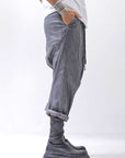 【bajra】 UNISEX SARRUEL SUPER STRETCH EASY PANTS 157QP01_GREY