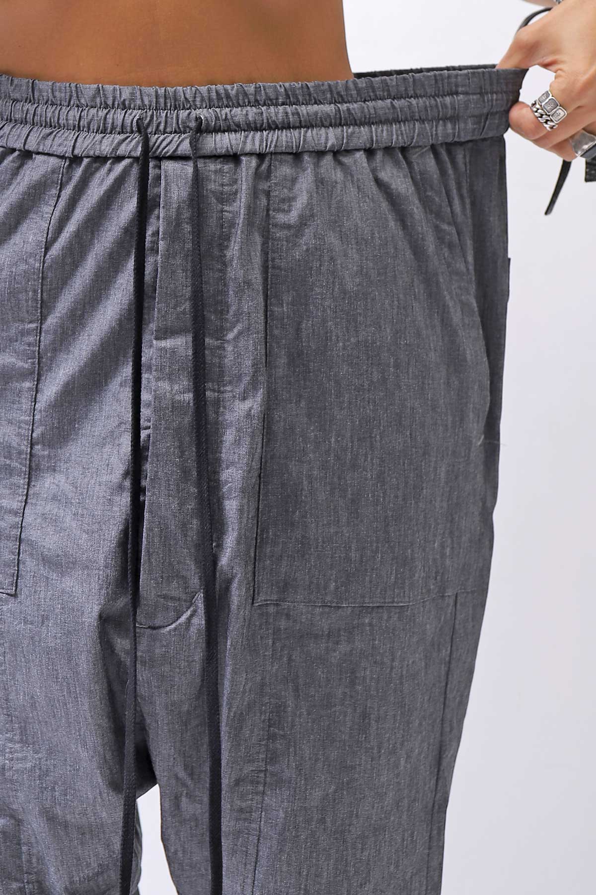 【bajra】 UNISEX SARRUEL SUPER STRETCH EASY PANTS 157QP01_GREY