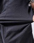 【bajra】 UNISEX SARRUEL SUPER STRETCH EASY PANTS 157qp01_BLACK