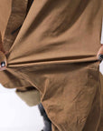 【RUNDHOLZ】 UNISEX WIDE SARROUEL ICONIC COTTON PANTS_DAKAR CLOUD