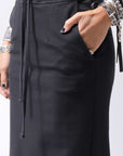 【thom/krom】 RIB COTTON SLIM FIT SKIRT WSK95_BLACK