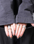 【PLÜ】 SUPER STRETCH COTTON DENIM WIDE SHORT JACKET PL17J_BLACK WASH