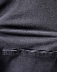 【PLÜ】 SUPER STRETCH COTTON DENIM WIDE SHORT JACKET PL17J_BLACK WASH