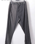 【NOSTRASANTISSIMA】UNISEX MIXED STRIPES PANTS P17_BLACK