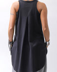 【PLÜ】 COTTON STRETCH TANK TOP PL12_BLACK