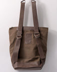 【MIRANDA KALOUDIS】 UNISEX 2WAY CALF LEATHER REGULAR BAG_FANGO