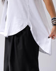 【PLÜ】 COTTON STRETCH TANK TOP PL12_WHITE