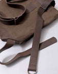 【MIRANDA KALOUDIS】 UNISEX 2WAY CALF LEATHER REGULAR BAG_FANGO