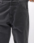 【NOSTRASANTISSIMA】UNISEX STRETCH COTTON LOW CROTCH DENIM PANTS P102_BLACK