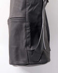 【MIRANDA KALOUDIS】 UNISEX 2WAY WAXED COWHIDE REGULAR BAG_BLACK