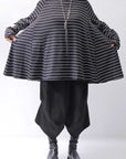 【PLÜ】 COTTON STRETCH TOP PL17T_STRIPE