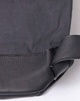 【MIRANDA KALOUDIS】 UNISEX 2WAY WAXED COWHIDE REGULAR BAG_BLACK