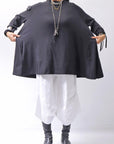 【PLÜ】 COTTON STRETCH TOP PL17T_BLACK