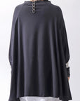 【PLÜ】 COTTON STRETCH TOP PL17T_BLACK