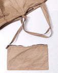 【CHRISTIAN PEAU】 COTTON LEATHER TOTE BAG_CINNAMON