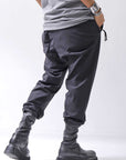 【thom/krom】 UNISEX SUPER STRETCH NYLON RIB PANTS MP29_BLACK