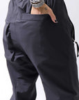 【thom/krom】 UNISEX SUPER STRETCH NYLON RIB PANTS MP29_BLACK