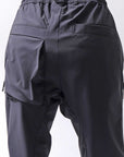 【thom/krom】 UNISEX SUPER STRETCH NYLON RIB PANTS MP29_BLACK
