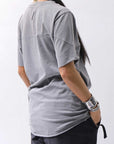 【thom/krom】 UNISEX COTTON REGULAR FIT TEE MTS872_USED GREY